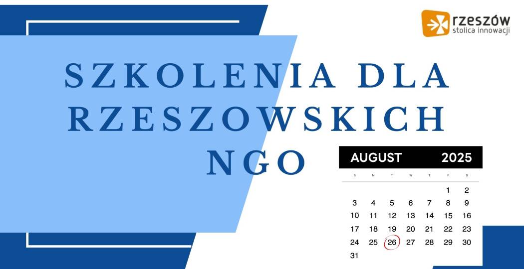 Szkolenie dla rzeszowskich organizacji - sierpień 2025
