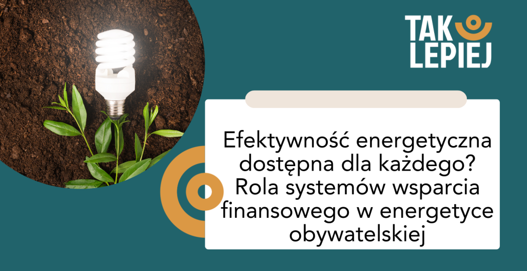Efektywność energetyczna dostępna dla każdego? Rola systemów wsparcia finansowego w energetyce obywatelskiej