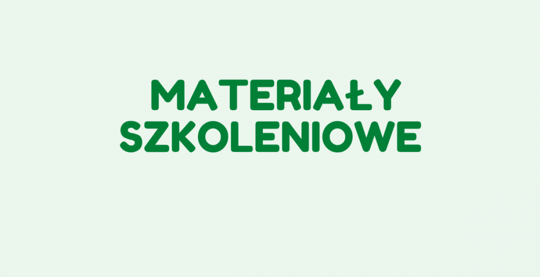 Materiały z warsztatów „Wykorzystanie z lokalnych zasobów